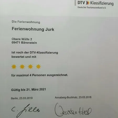 Ferienwohnung Jurk Bärenstein Buitenkant foto